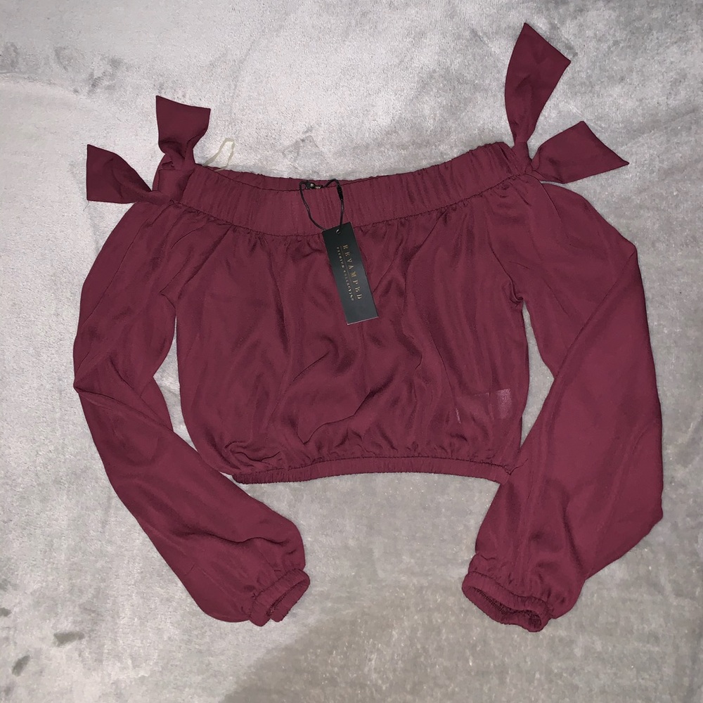 Revamped Off-Shoulder Crop Top